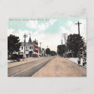 Main St., Belmar, New jersey 1906 Vykort