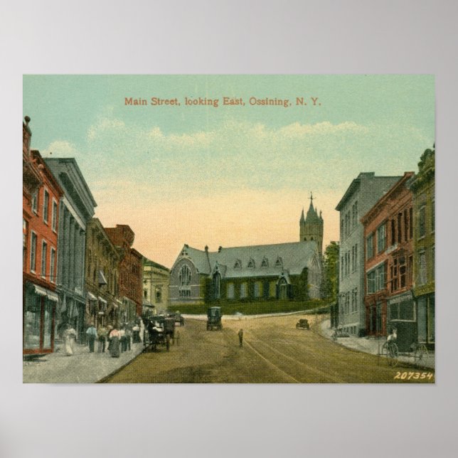 Main St, Ossining, New York Poster (Framsidan)