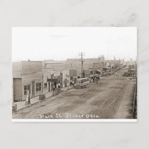 Main St. Picher Oklahoma circa1920 Vykort