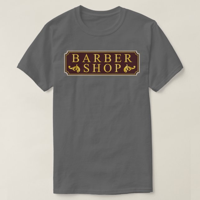 Main Street Barber Shop T Shirt (Design framsida)