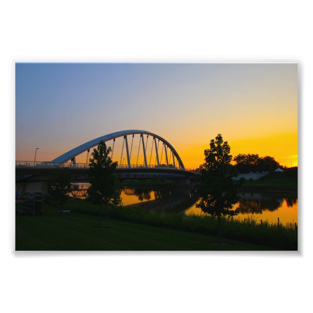 Main Street Bridge, Columbus, Ohio Fototryck (Framsidan)
