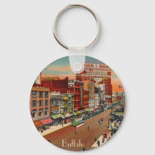 Main Street - Buffalo, NY Vintage Nyckelring