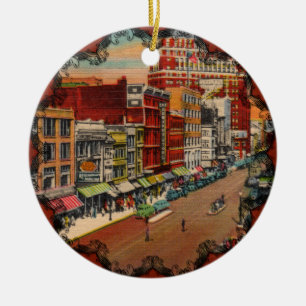 Main Street - Buffalo, NY Vintage Ornament