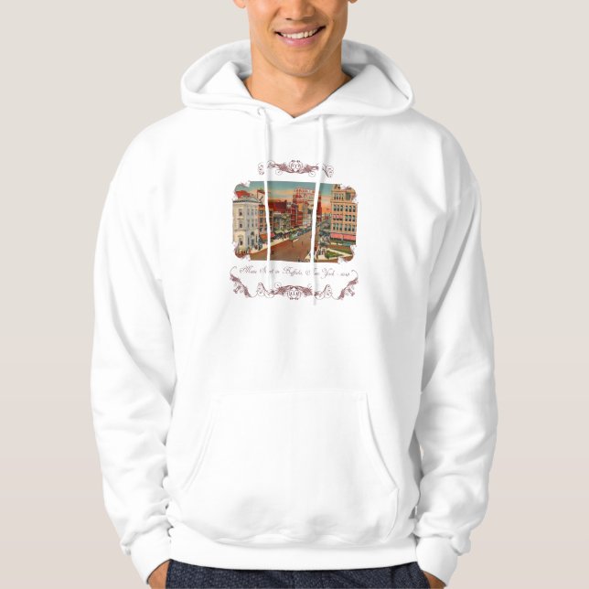 Main Street - Buffalo, NY Vintage Sweatshirt (Framsida)