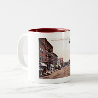 Main Street, Dover, New jersey Vintage Två-Tonad Mugg
