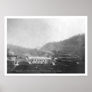 Main Street in Chitina, Alaska 1916 Poster