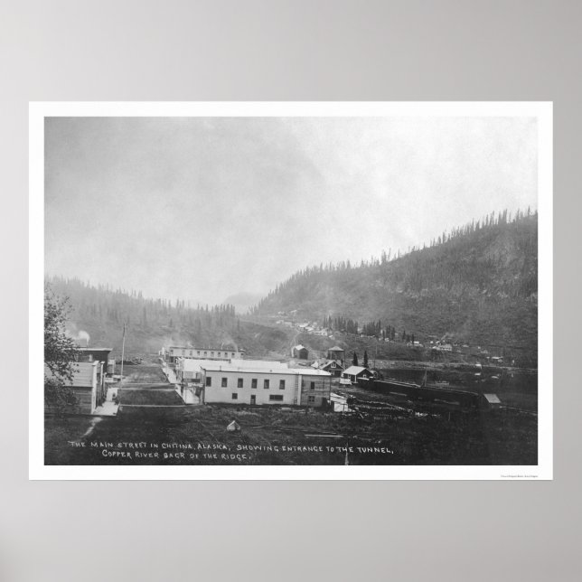Main Street in Chitina, Alaska 1916 Poster (Framsidan)