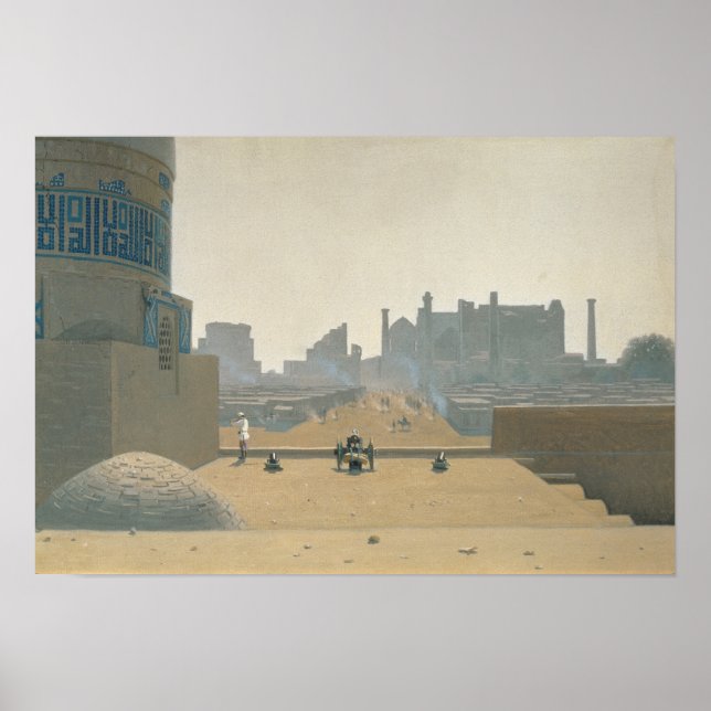 Main Street in Samarkand, Tidigt Morgon, 1869-70 Poster (Framsidan)