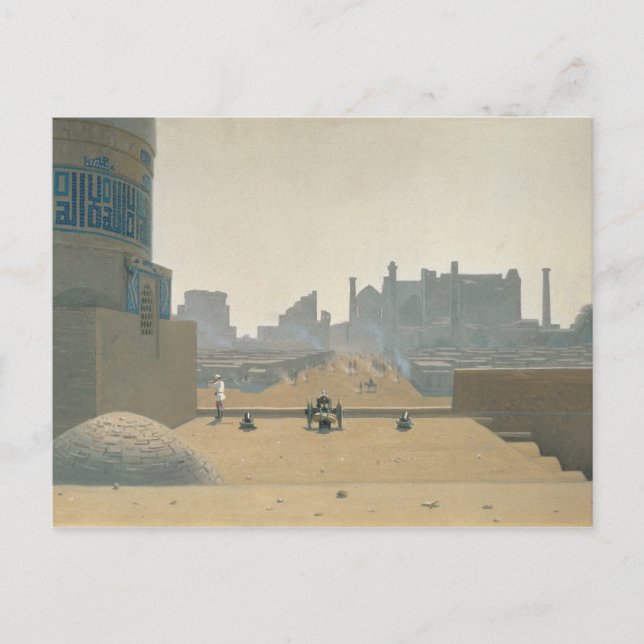 Main Street in Samarkand, Tidigt Morgon, 1869-70 Vykort (Framsida)