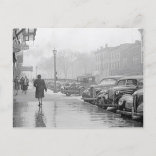 Main Street Iowa City, Iowa Vykort
