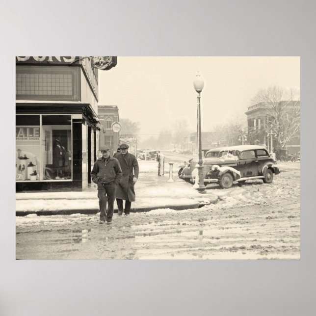 Main Street, januari 1939 Poster (Framsidan)