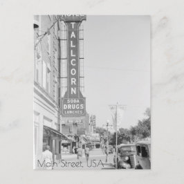 Main Street, Marshalltown, Iowa Vykort