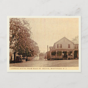 Main Street, Montville NJ c1910 Vintage Stil Vykort