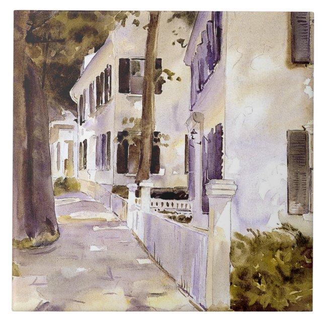 Main Street, Nantucket, bra art. Kakelplatta (Framsidan)