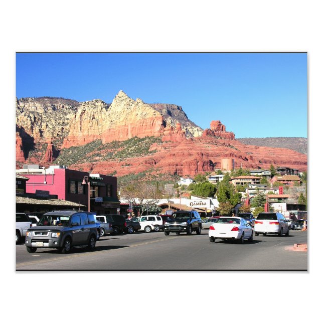 Main Street, Sedona Fototryck (Framsidan)