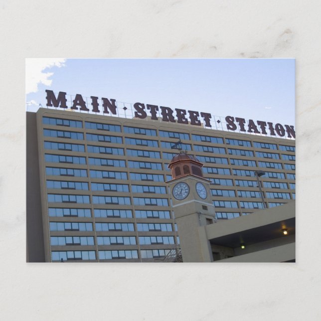 Main Street Station Las Vegas vykort (Framsida)