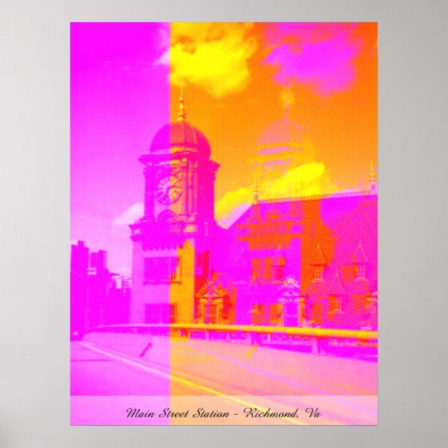 Main Street Station - Richmond, Va Poster (Framsidan)