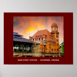 Main Street Station Richmond, Virginia Poster