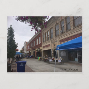 Main Street - Twin Falls Vykort