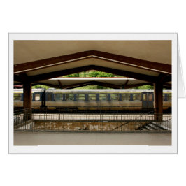 Main tåg station, Sarajevo. Hälsningskort