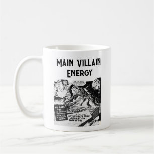 Main Villain Energy Retro Vampre Tecknad Kaffemugg