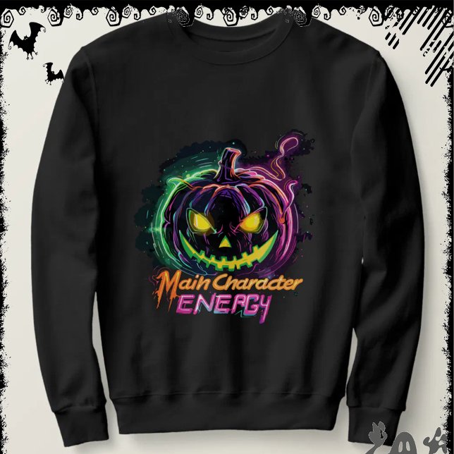 MainCharacterEnergy | ExDesigner | Halloween Lång Ärmad Tröja (Skapare uppladdad)