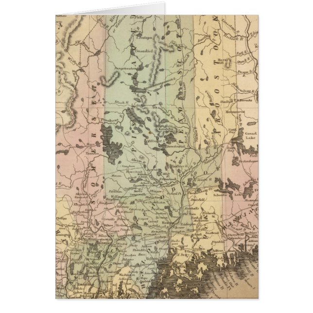 Maine 15 hälsningskort (Framsidan)