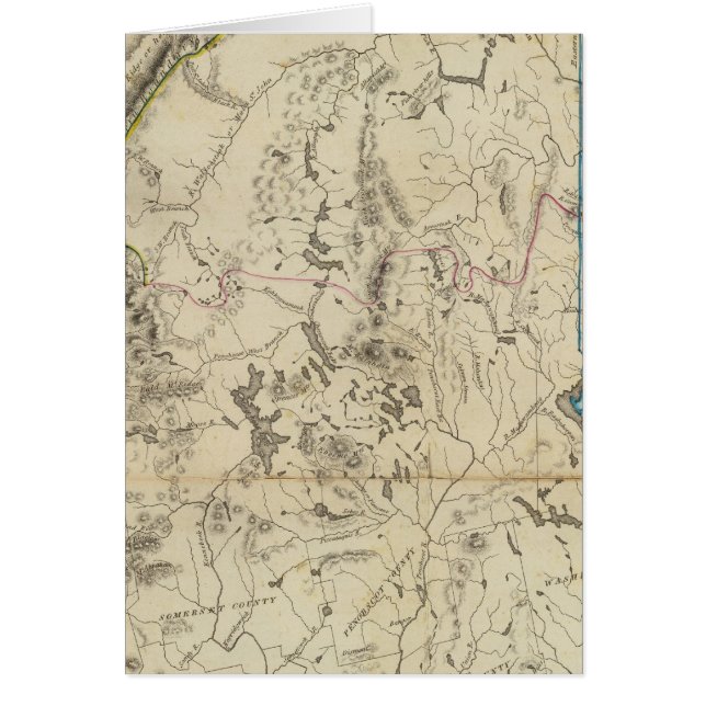 Maine 3 hälsningskort (Framsidan)