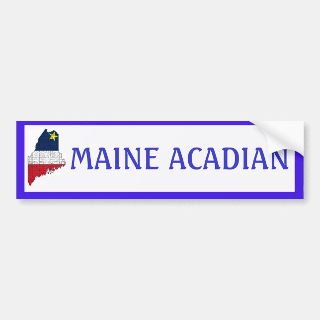 Maine Acadian bildekal (Framsidan)