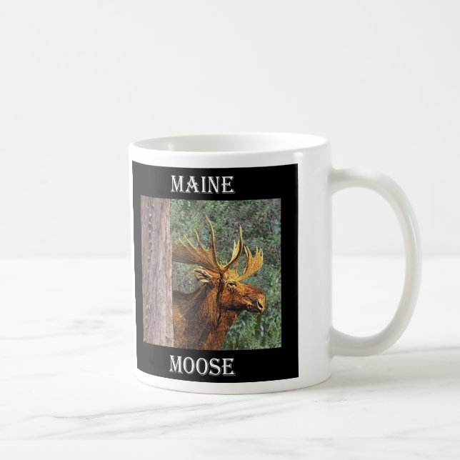 Maine älg kaffemugg (Höger)