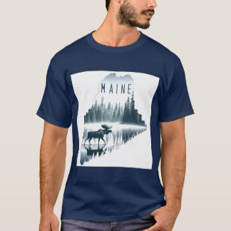 Maine Älg T Shirt