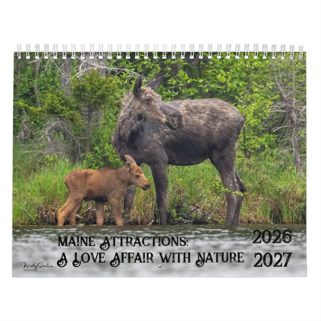 Maine Attractions 2026-2027 Calendar Kalender (Omslag)