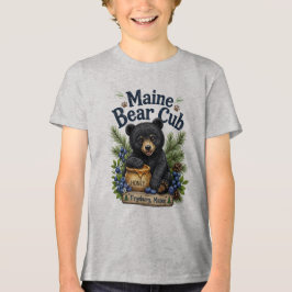 Maine Bear Cub Club Fryeburg Maine Barn T-Shirt