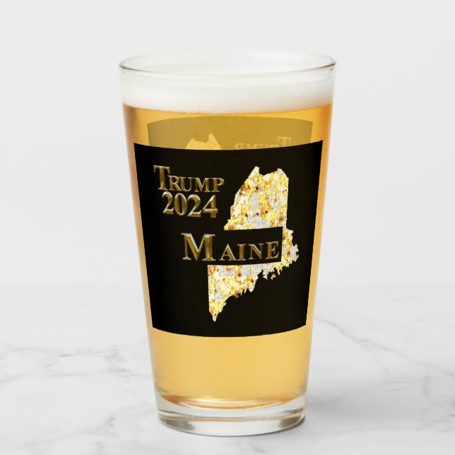 MAINE BEER GLASS GLASKOPP (Framsida fylld)