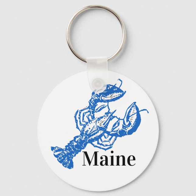 Maine, Blue Lobster Nyckelring (Framsida)