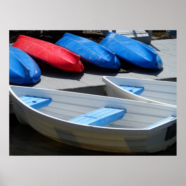 Maine Boats Poster (Framsidan)