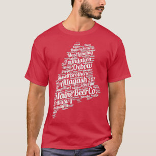 Maine Breweries Beer Drinking Alcohol T Shirt
