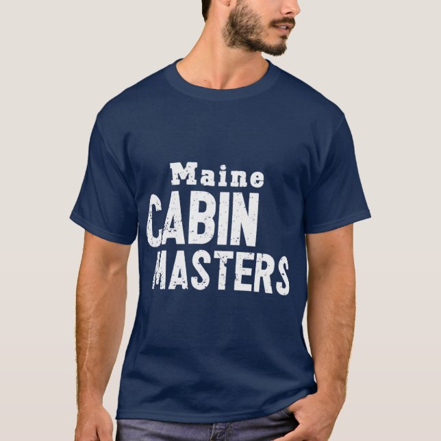 Maine Cabin Masters T Shirt (Framsida)