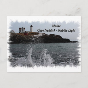 Maine Cape Neddick - Nubble Light Vykort