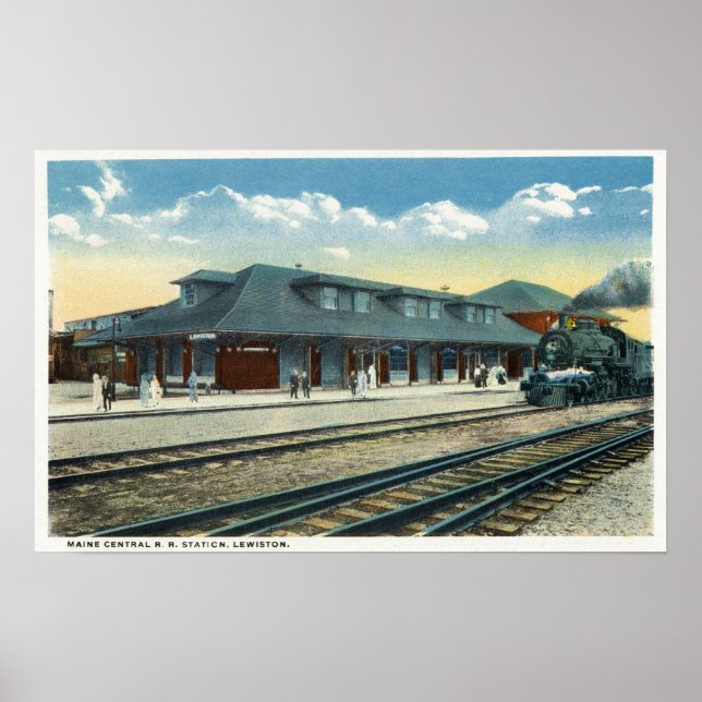 Maine Central Railroad Station Poster (Framsidan)
