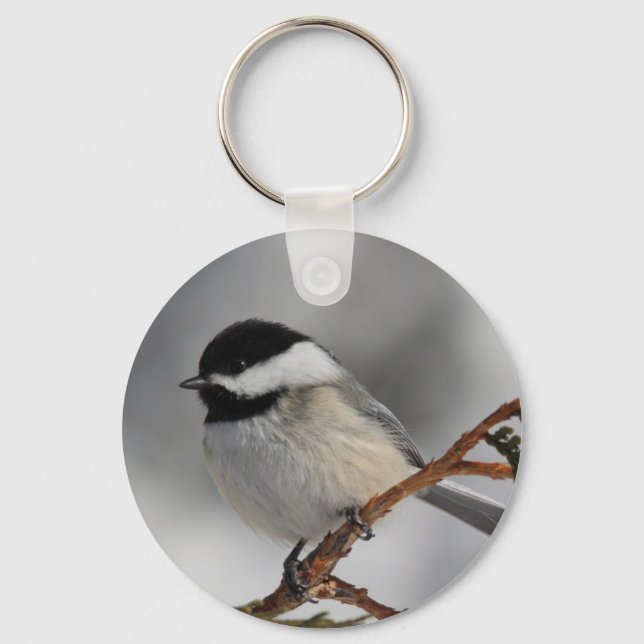 Maine Chickadee Nyckelring (Framsida)