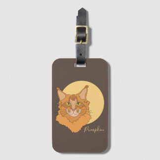 Maine Coon Cat Bagagebricka