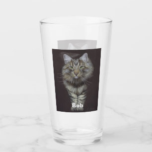 Maine Coon Cat Glaskopp