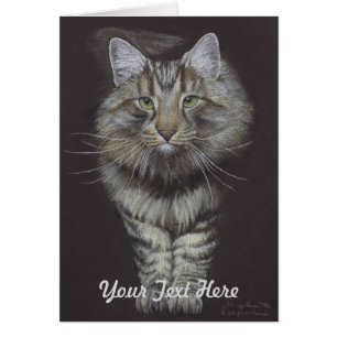 Maine Coon Cat Hälsningskort
