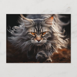Maine Coon Cat-jakt Vykort