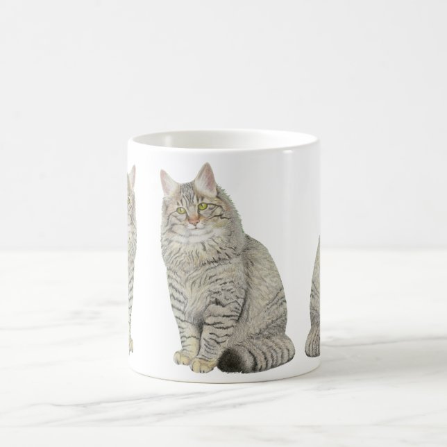 Maine Coon Cat Kaffemugg (Center)