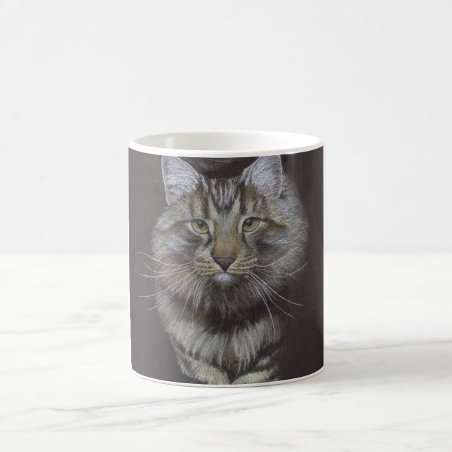 Maine Coon Cat Kaffemugg (Center)