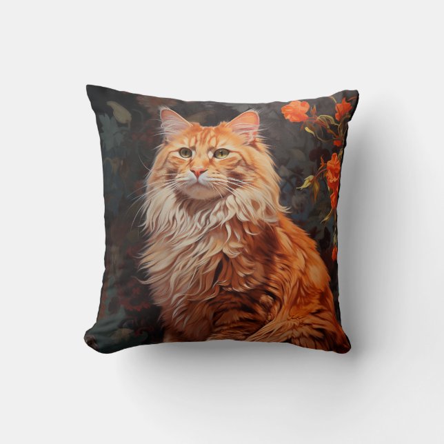Maine Coon cat Kudde (Framsida)