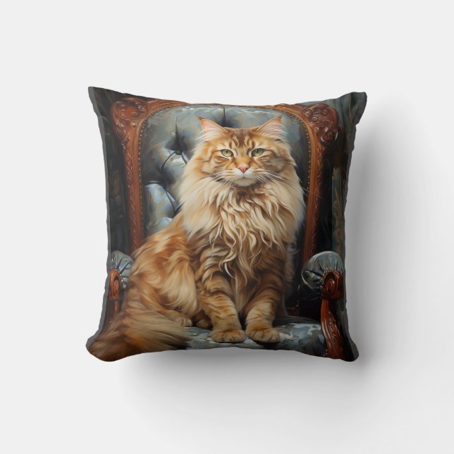 Maine Coon cat Kudde (Framsida)