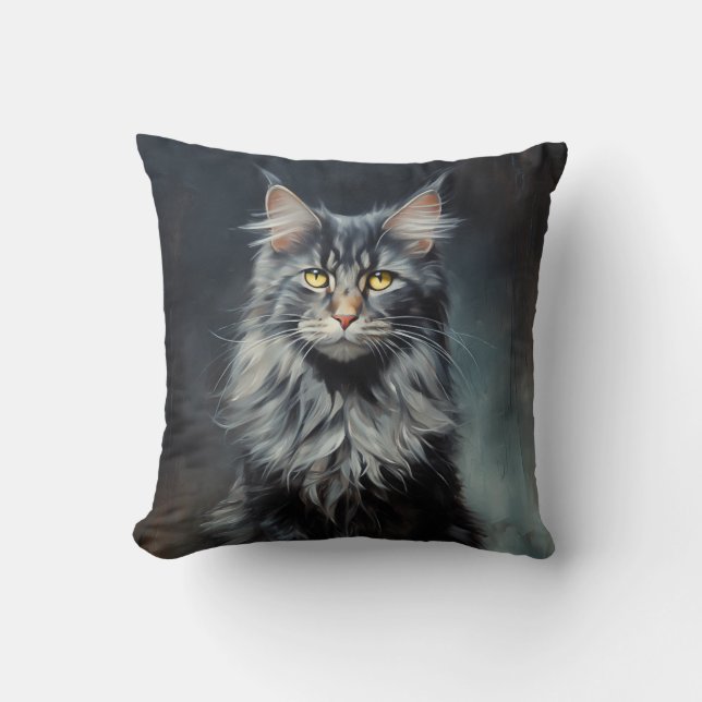 Maine Coon cat Kudde (Framsida)